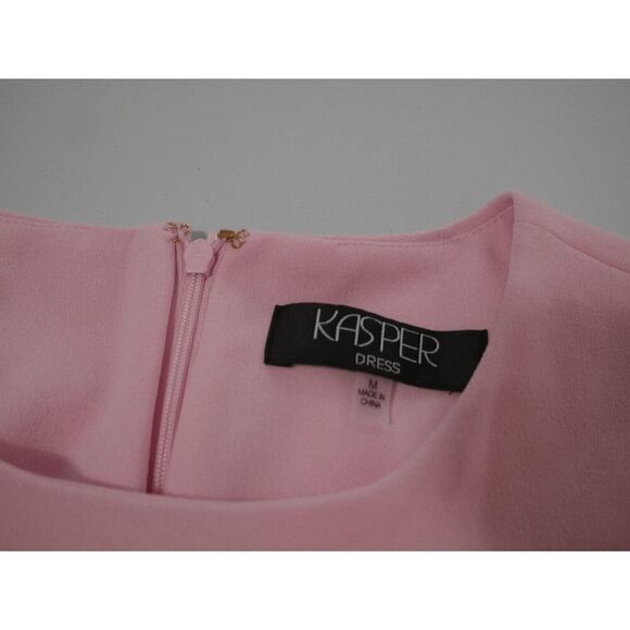 Kasper Women's Crepe Colorblock Short Sleeve Sheath Dress M - Picture 9 of 9